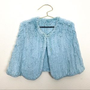 Vintage Baby Blue Cape